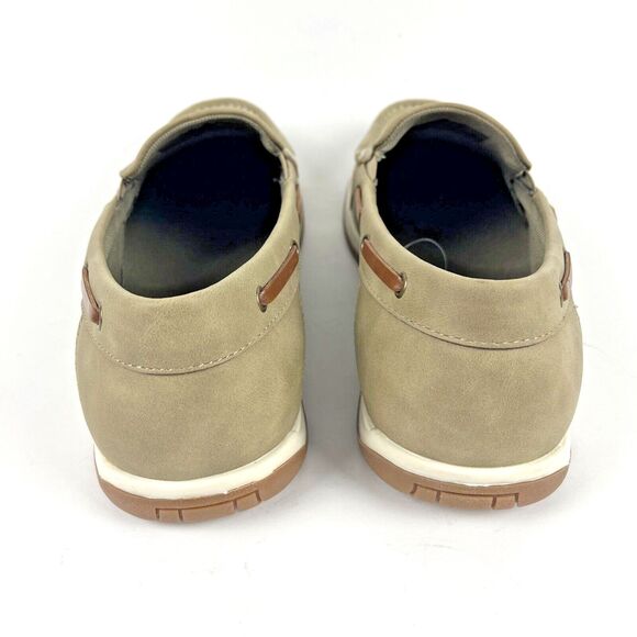 SJB Oakdale Sand Mens Loafers Shoes Slip-on Faux Suede Comfort Boating SZ 12 NEW - Picture 10 of 16
